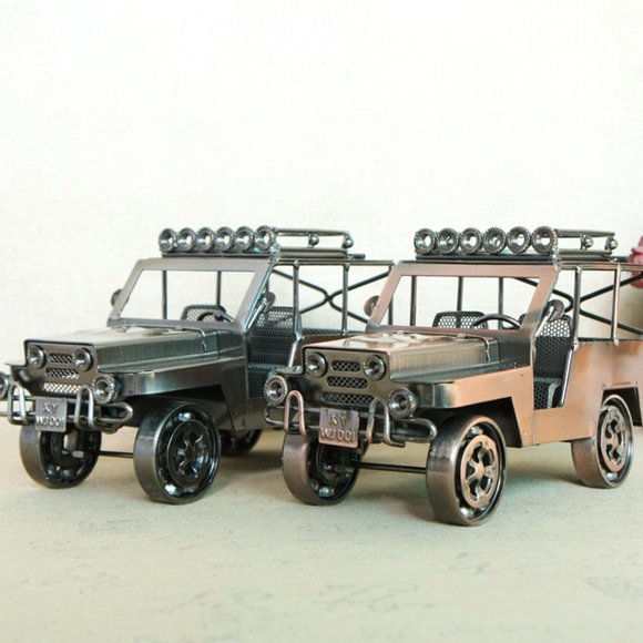 Vintage Metal Jeep